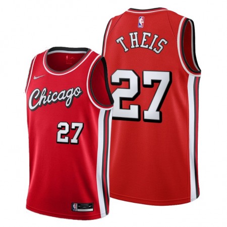 Maglia NBA Chicago Bulls Daniel Theis 27 Nike 2021-22 City Edition Throwback Swingman - Uomo